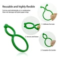 thumbnail image 4 of 500Pcs Plant Support Clips for Climbing Plants and Flowers Gardening Figure-Eight Securing Clips for Tomato Vines Trees and Securing Floppy Stems in Yard, 4 of 9