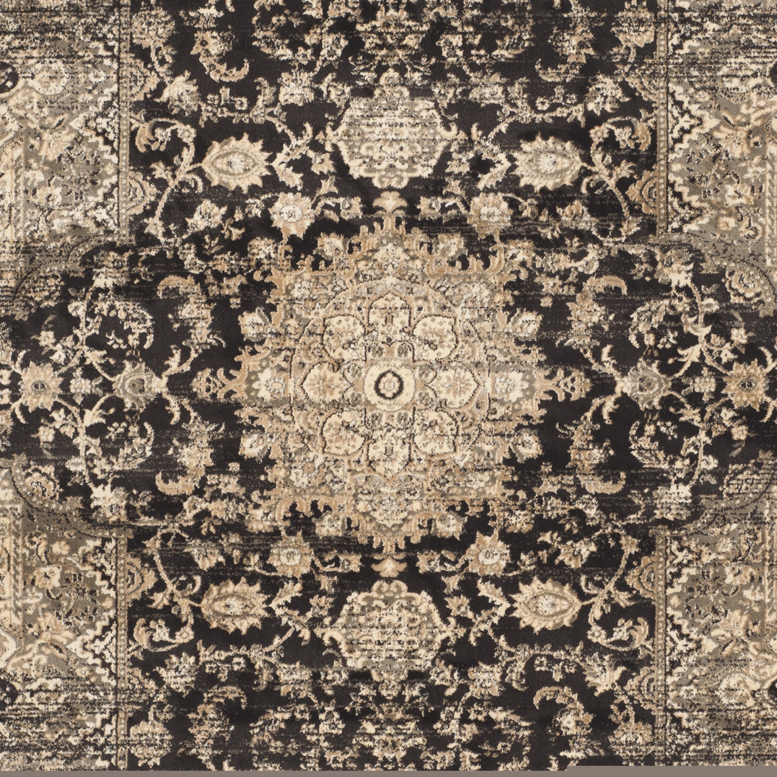 thumbnail image 6 of SAFAVIEH Vintage Kinsley Traditional Runner Rug, Black/Ivory, 2'2" x 12', 6 of 7