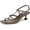 Black Natural Multi Glitz, variant on by Sam Edelman Women's Jaida Strappy Heeled Sandal Taupe Snake Multi 6.5M