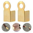 thumbnail image 2 of LEEYNEER 500Pcs Golden Ribbon Crimps Cord Ends for Jewelry Making, 2 of 10