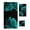 Green, variant on Purple Rose Towel Set of 3, Soft Microfiber Bath Towels, Hand Towel, Washcloths, Vintage Abstract Garden Flower Floral Black Quick-Dry Absorbent Towels for Bathroom Kitchen Hotel Beach Gym Spa