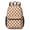 Orange and White, variant on Orange and White Checkered Pattern 17" School Backpacks for Teens,Waterproof Oxford Fabric,S-Shape Padded Straps for School,Travel,Hiking,Camping
