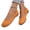 Orange, variant on Norvail Womens Ballet Flats Slip On Square Toe Formal Wedding Flats Shoes Low Arch Fashion Casual Comfortable Soft Sole Loafers Plus Size Wide
