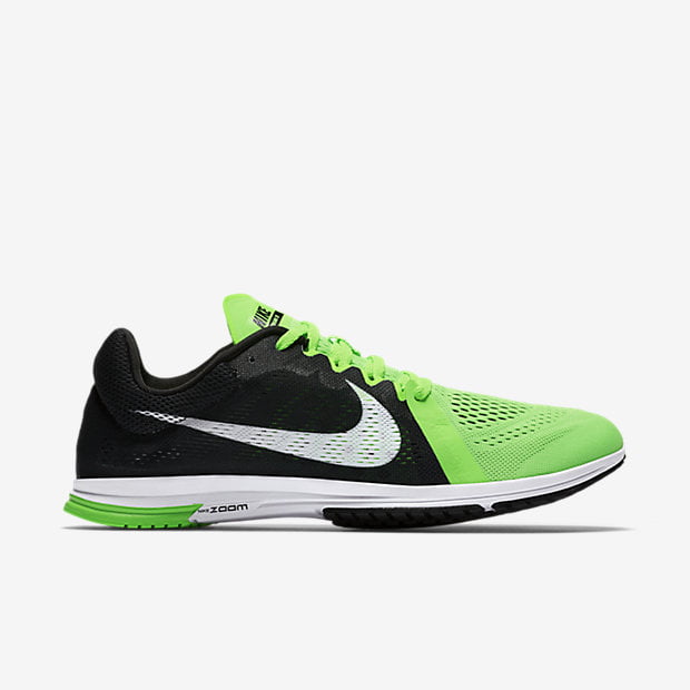 Mañana para castigar clímax Nike Men's Zoom Streak LT 3 Running Shoe, Black/White/Volt Green, 11.5 D US  - Walmart.com
