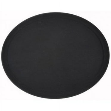 Winco TRH-2722K, 22x27-Inch Oval Tray, Black