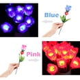 thumbnail image 3 of HUASHENG 1pc LED Flashing Simulation Romantic Rose Flower Night Light Gifts, 3 of 5