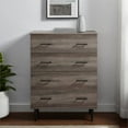 thumbnail image 5 of Walker Edison Savanna 30" Contemporary 4 Drawer Chest - Grey Wash, 5 of 5
