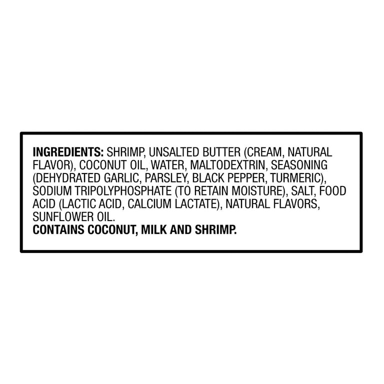 Sam's Choice Frozen Garlic Butter Shrimp Scampi, 12 oz