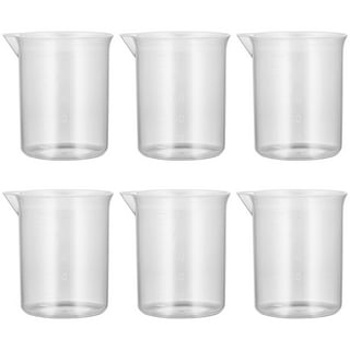 10 PCS 150ml Resin Mixing Cups, Liquid Measuring Cups, Plastic Beaker,  Graduation Epoxy Resin Cups for Resin Epoxy Paint Food, Lab Use