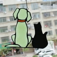 thumbnail image 3 of Noctilucent Stained Glass Dog Memorial Gifts for Dog Lovers, Dog and Cat Decor Window Hangings Suncatcher Gift, 3 of 13