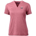 thumbnail image 2 of Women's Cutter & Buck Red Minnesota Twins DryTec Forge Stretch V-Neck Blade Top, 2 of 3