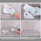 thumbnail image 4 of Toallero de Aluminio para Montar en la Pared, Toallero Autoadhesivo de 40 cm con 2 Ganchos, Organizador de baño de 2 Niveles, Montaje en Pared con Doble Varilla, Negro, 4 of 6