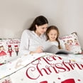 thumbnail image 5 of Manfei Kawaii Girls Queen Comforter Set,Vintage Xmas Nutcraker Bedding Sets,Happy Christmas Bedding Comforter Set For Kids,Luxury Bedroom Decor Reversible,3 Pieces, 5 of 8