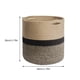 thumbnail image 2 of Ceta de almacenamiento de canasta de canasta de almacenamiento de 1 PC Sundries Canasta de canasta casera (negro amarillo), 2 of 6