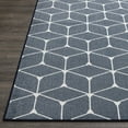 thumbnail image 6 of Loomaknoti Terrace Tropic Shamid 9' x 12' Geometric Indoor/Outdoor Area Rug , Blue/White, 6 of 7