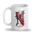 thumbnail image 2 of Initial 'N' Personalized Mug for Women - Custom Monogram 11oz 15oz Coffee Cup, Great for Morning Coffee, Birthday, Mother's Day, Father's Day, Work, Home, 2 of 6