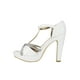 thumbnail image 3 of Sandalia de vestir Tacones Mujer Sintetico Blanco Leon 344109, 3 of 4