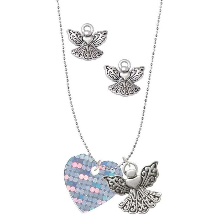 Hologram necklace deals silver