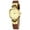 BrownGold-P, variant on Elegant Women's Quartz Watch with Roman Numerals & Leather Strap - Perfect for Casual and Office Wear