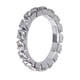 thumbnail image 5 of 12 Uds. Anillo de cristal blanco de una hilera brillante elástico Simple para mujer ajustable- Plata + blanco Yuyangstore Anillos elásticos para mujer, 5 of 8