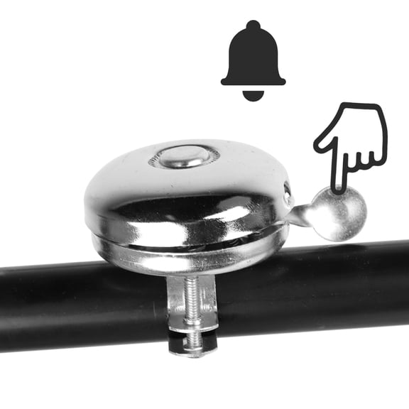 Ccdes Bike Handlebar Bell,Classic Metal Bicycle Bell Ring Handlebar Cycling Loud Sound Alarm Bike Accessory, Cycling Bell