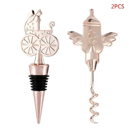 

2pcs/set Beer Bottle Opener Stopper Red Wine Whiskey Champagne Plug Kitchen Bar