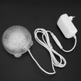 thumbnail image 2 of Plastic Mini Round Waterproof LED Aquarium Air Bubble Light Submersible Fish Tank Aeration Lamp EU Plug 100-240V(White Blue Light ), 2 of 2