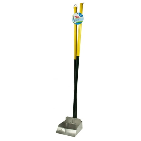 UPC: 0045663182465 | Four Paws Dog Spade Set Spade & Pan Set Yellow Plastic Pooper Scooper LG