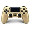 Wireless Game Controller Compatible with PS4,Analog Sticks/6-Axis Motion Sensor With Charging Cable - Gold