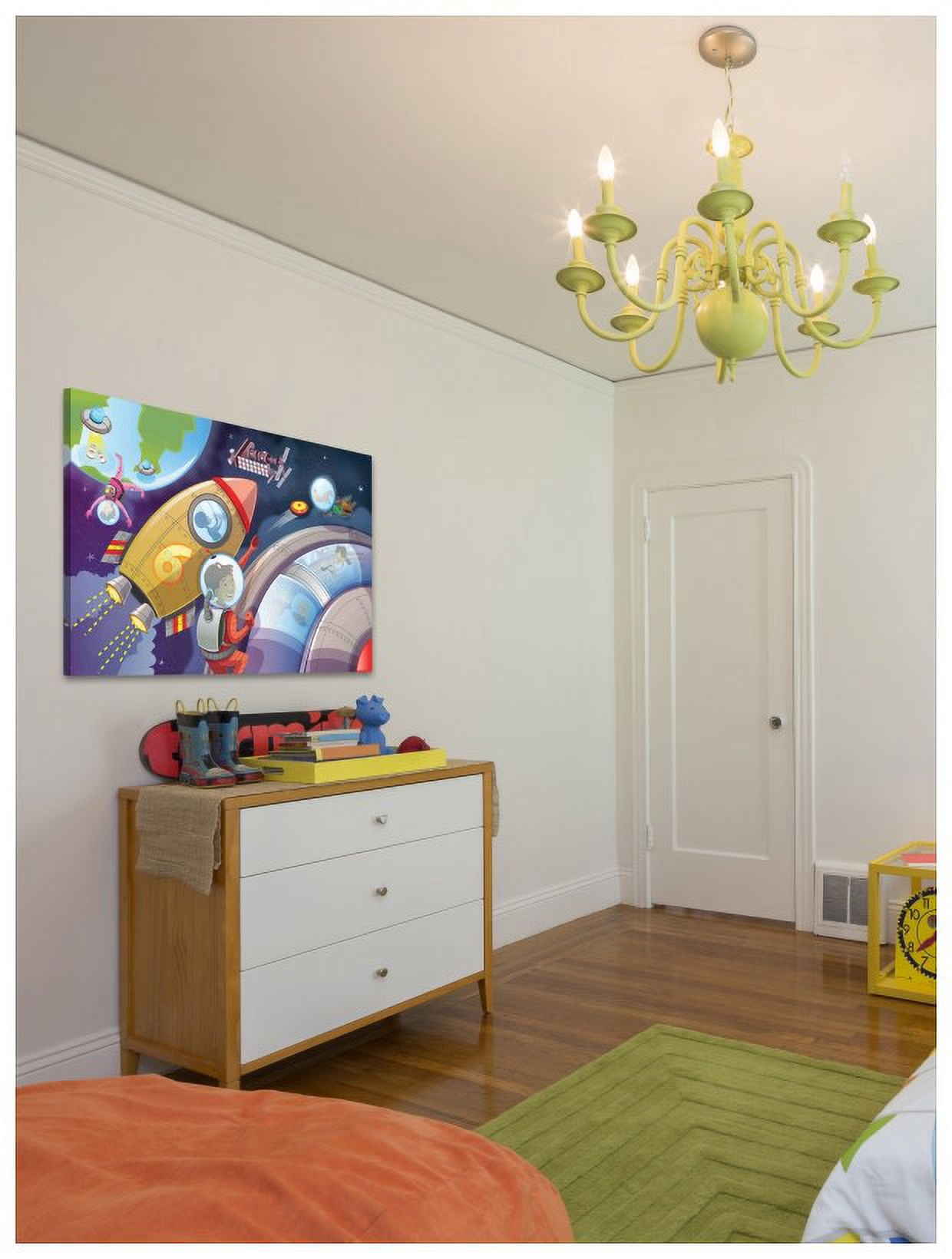 Marmont Hill "Astronauts" by Curtis Painting Print on Canvas
