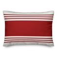 thumbnail image 2 of Creative Products Red Farmhouse Stripes Monogram 14x20 Spun Poly Pillow, 2 of 3