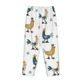thumbnail image 5 of Balery Farm Roosters print Women's Pajama Pants,Ultra Lightweight Pjs,Lounge Pant-X-Large, 5 of 9