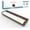 12 inch, variant on Under Cabinet Lighting Hardwired or Plug in, 12 Inch 6W, Dimmable 5 Color 2700K/3000K/3500K/4000K/5000K, Linkable Eyes Care Design Counter Lights for Kitchen, Sink, ETL Listed, White
