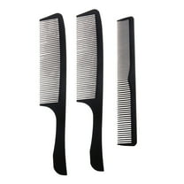 Two-end Hair Comb Portable Hair Comb Hotel Use Comb Combs for Men Carbon Fiber Hair Comb