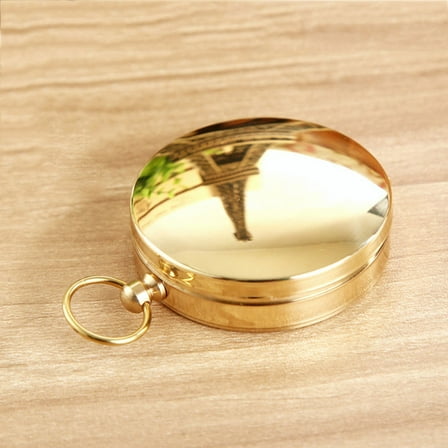 KONTONTY  Orienteering Compass Luminous Pocket Watch Vintage