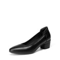 thumbnail image 1 of Zapatos de Tacón Cuadrado Grueso para Mujer DREAM PAIRS Negro Talla 8, 1 of 8