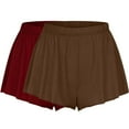thumbnail image 4 of Yuzhih 2PCS Womens Athletic Shorts Lightweight High Waisted Running Shorts Gym Workout Wide Leg Shorts, 4 of 7