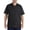 Black, variant on Dickies S307 Industrial Short Sleeve Cotton Work Shirt - Black - XL
