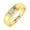 Yellow Gold, variant on 10K Rose Gold Channel Set Diamond Solitaire Wedding Band Ring (0.18 Carat) (Ring Size 9)