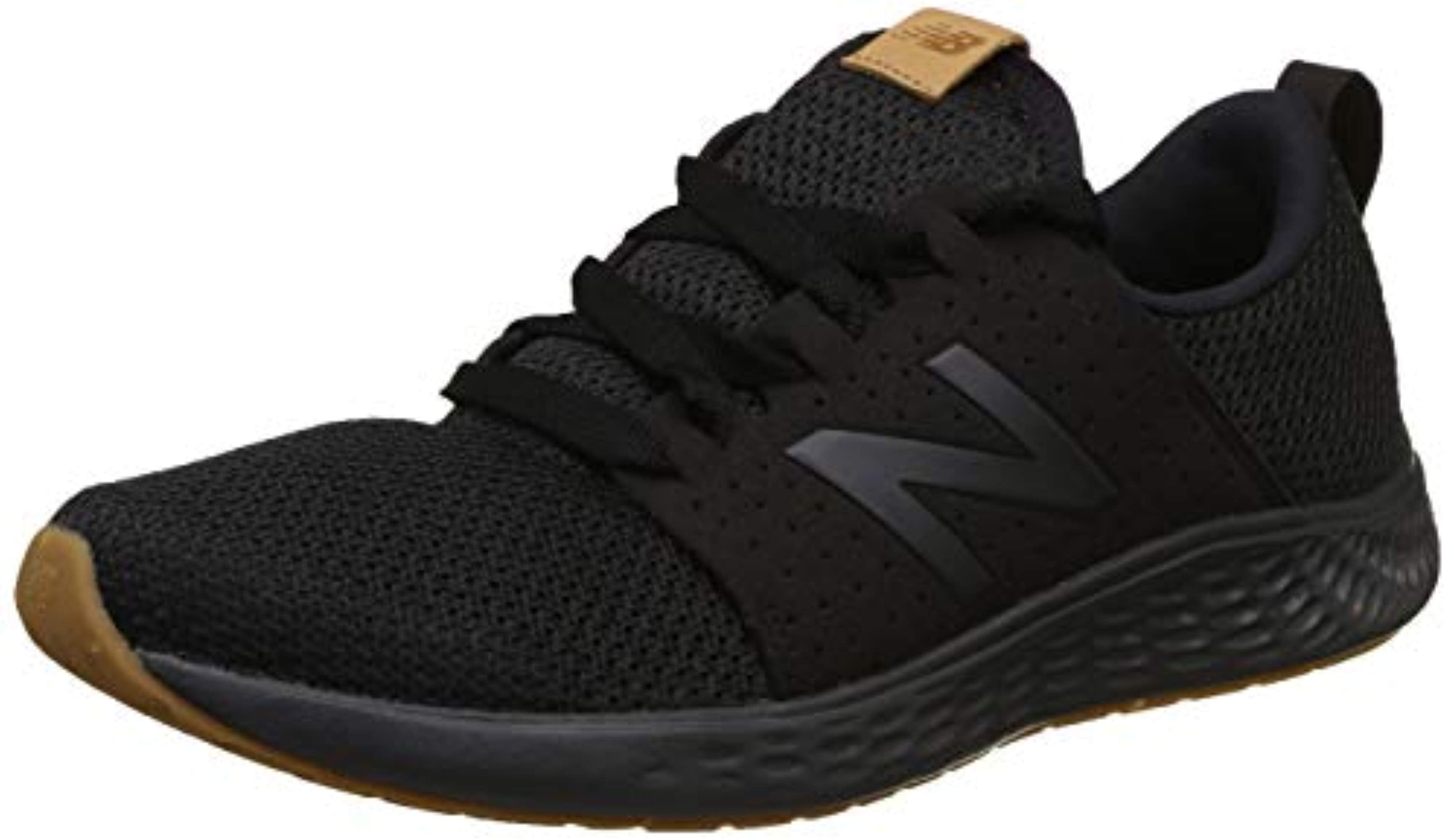 New Balance Men'S Spt V1 Fresh Foam Sneaker, Black - Walmart.com