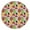 Gray Football Elements, variant on Green and Brown Football Stitch Pattern Round Fitted Tablecloth with Elastic Edge,Dining Table Cover Waterproof,Outdoor Round Tablecloth for Camping,Dining,Indoor and Outdoor