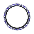 thumbnail image 2 of Kll Car Steering Wheel Cover, Universal 15 Inch, Soft Elastic And Comfortable,Car Accessories Decorations-Butterflies, 2 of 7