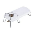 thumbnail image 2 of Mesa de camping portátil, soporte plegable de aleación de aluminio para estufa de gas, escritorio blanco, 2 of 9