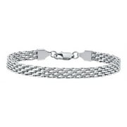 6mm Mesh Link Chain Bracelets For Men Women,stainless Steel