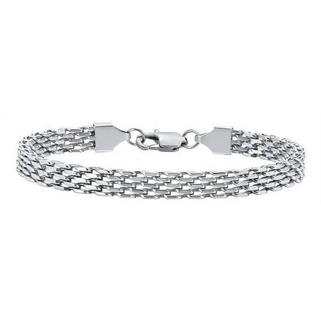 6mm Mesh Link Chain Bracelets For Men Women,stainless Steel