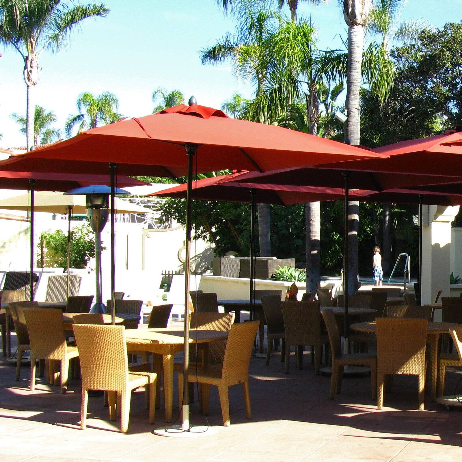 Fiberbuilt Lucaya 6 Ft Contract Grade Square Patio Umbrella Walmart Com Walmart Com