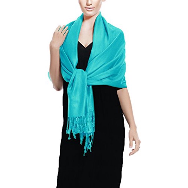 Peach Couture Soft and Silky Bamboo Rayon Pashmina Feel Shawl Scarf Wrap