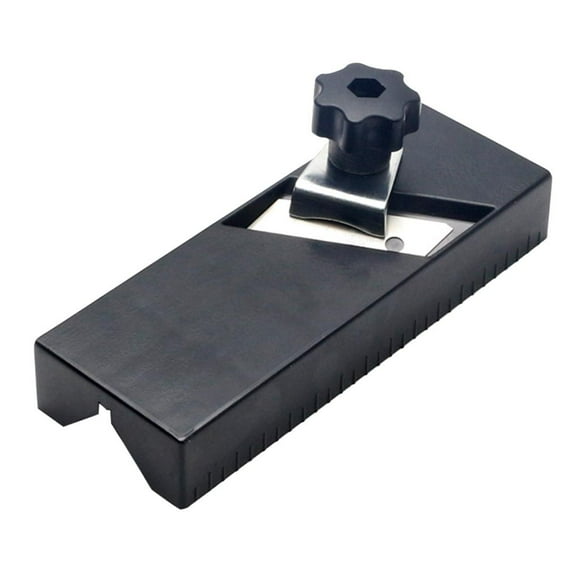 Abbracc Plastic Woodworking Plane Edge Planer Woodcraft Polishing Tool Black