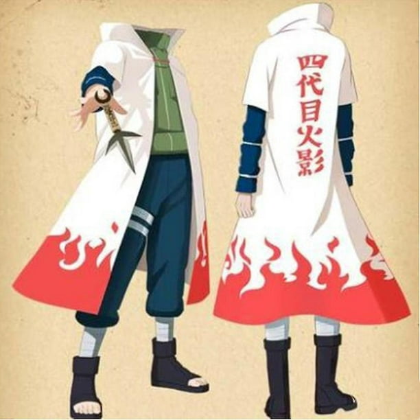 Naruto Shippuden Akatsuki Hokage Robe Cloak Coat Anime Cosplay