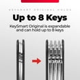 thumbnail image 2 of Organizador de llaves KeySmart, soporte compacto para 14 llaves, color negro, 2 of 7